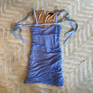 Revolve blue bodycon dress